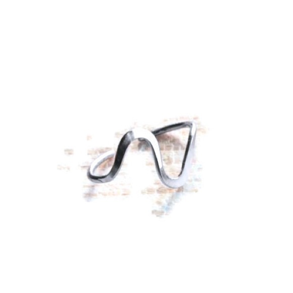 🌊 wave ear cuff fake faux conch cartilage clip on earcuff earring nonpierced - Picture 2 of 7